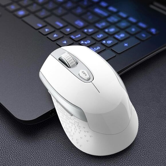 Wireless Computer Mouse 2.4G Ergonomic Optical Mouse 6 Buttons Silent With NIB - Picture 5 of 5